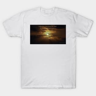 moon moves behind clouds T-Shirt